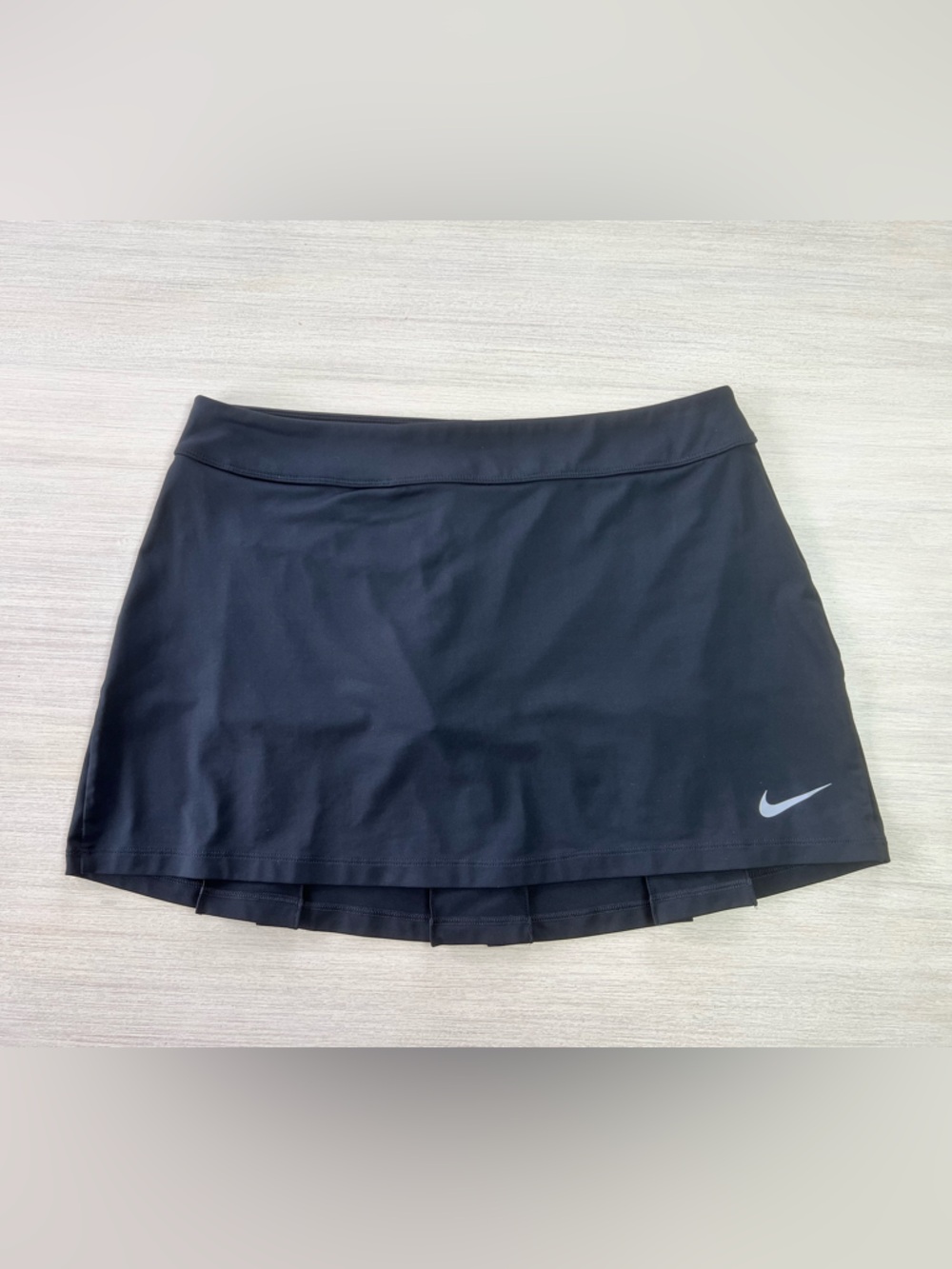 Nike Black Mini Skirt with White Swoosh